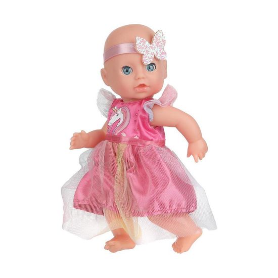 Пупс озвуч Шаинский музыка 20 см, пьет, писает, закр. глазки, 3 акс, 2000 слов КАРАПУЗ