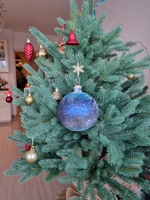 Шар стеклянный "Спас на крови",  ручная роспись