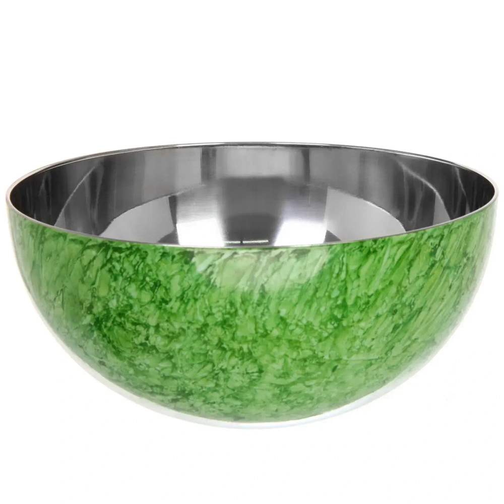 Салатник из нержавеющей стали 5л 27*12,8см цветное покрытие «гранит»