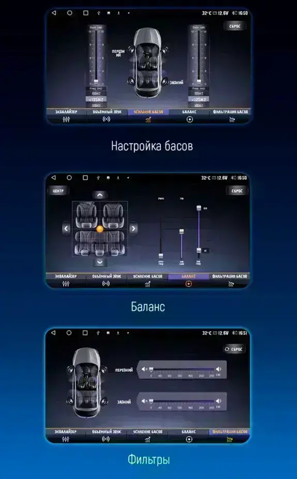 Магнитола для Renault Kaptur 2016+ (кондиционер) - Carmedia EW-9627-M QLed+2K, Android 13, TS20, CarPlay, 4G SIM-слот