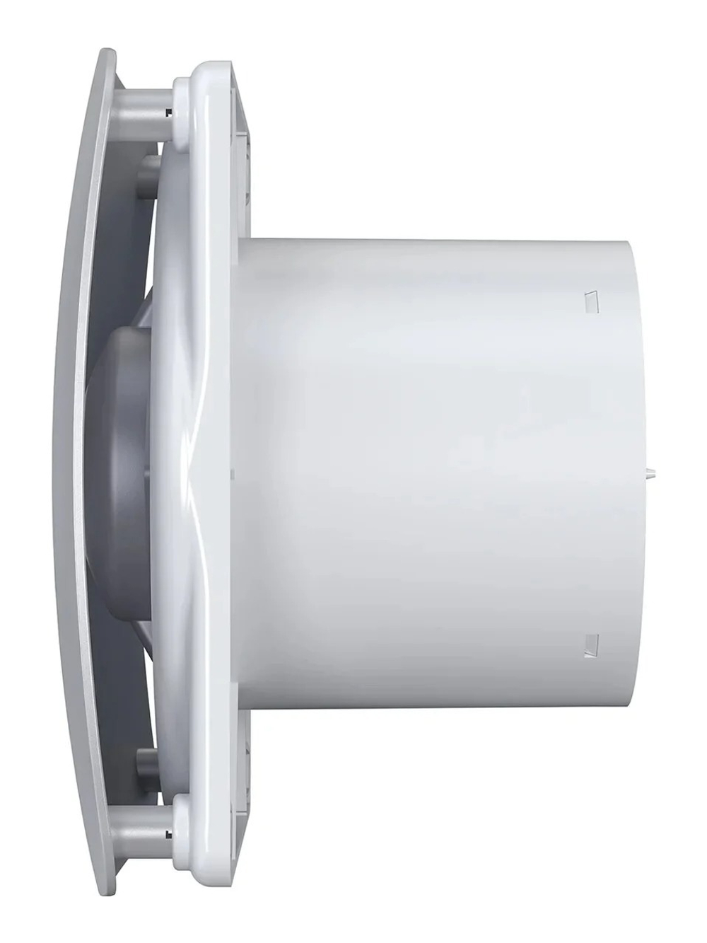 Вентилятор вытяжной D100 RIO 4С с обратным клапаном Gray metal DICITI
