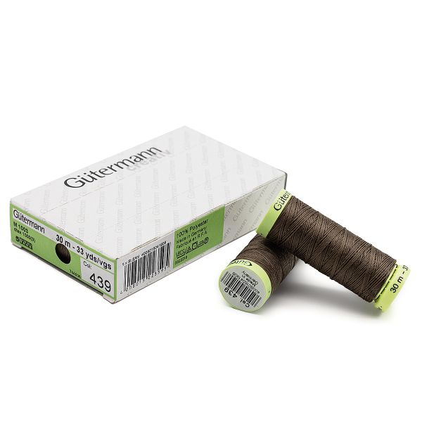 Нитки отделочные Gutermann Top Stitch 30 (30 метров), 5 кат. | 439 палево-коричневый