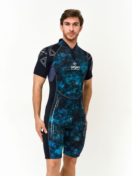 Гидрокостюм Sargan Nero 2.0 Shorty men 2 мм GalaxyAPE-09/черный