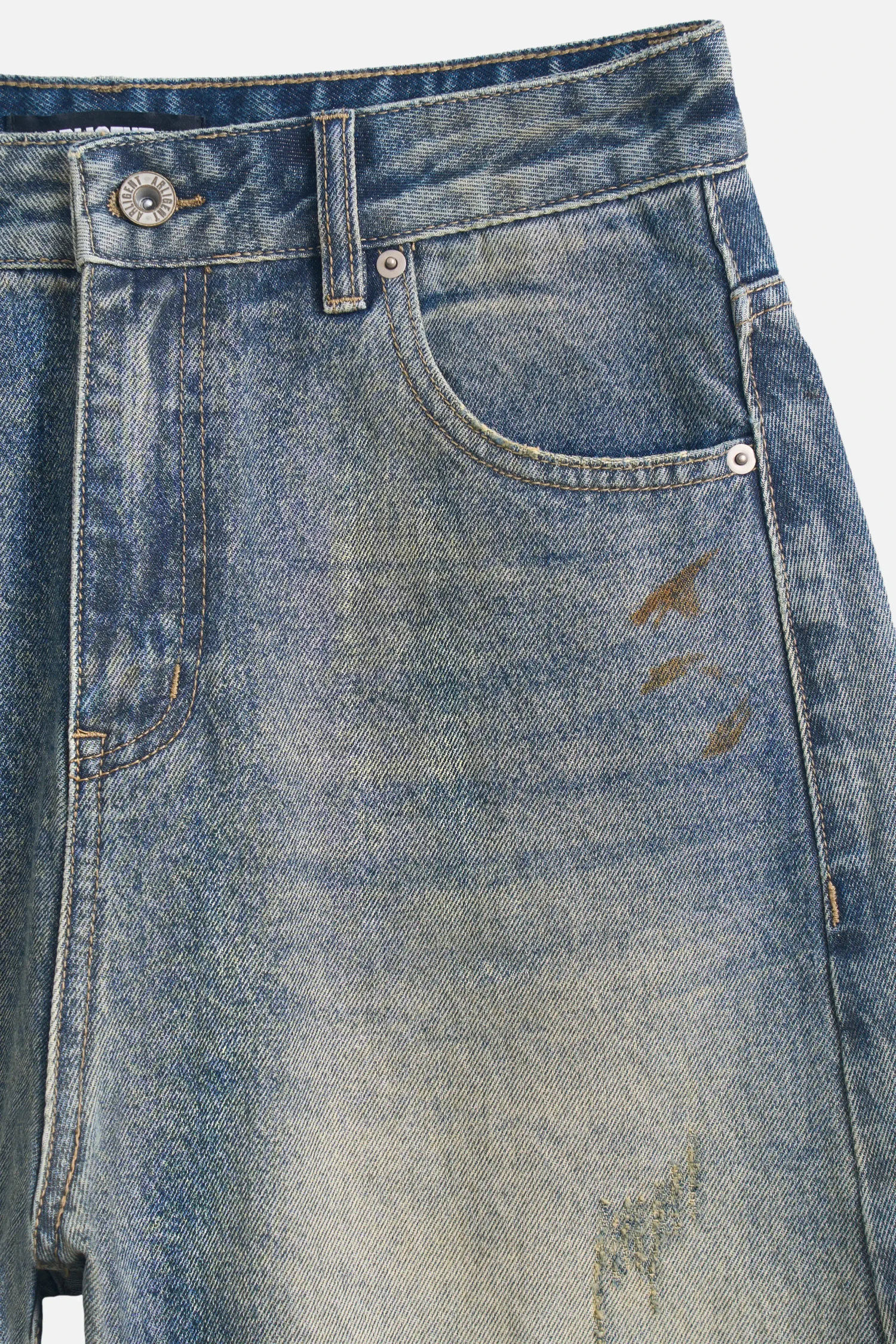 Джинсы Barrel с винтажным эффектом