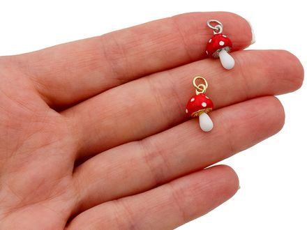 Подвеска "Мухомор", 14мм