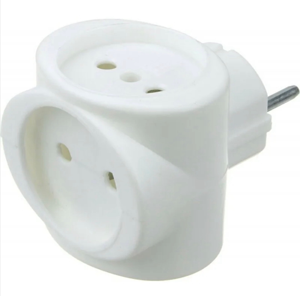 Тройник белый обычный