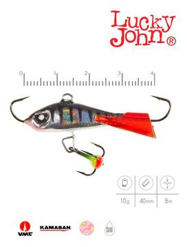 Балансир Lucky John BALTIC 4 с тр. 40мм/12HRT блистер