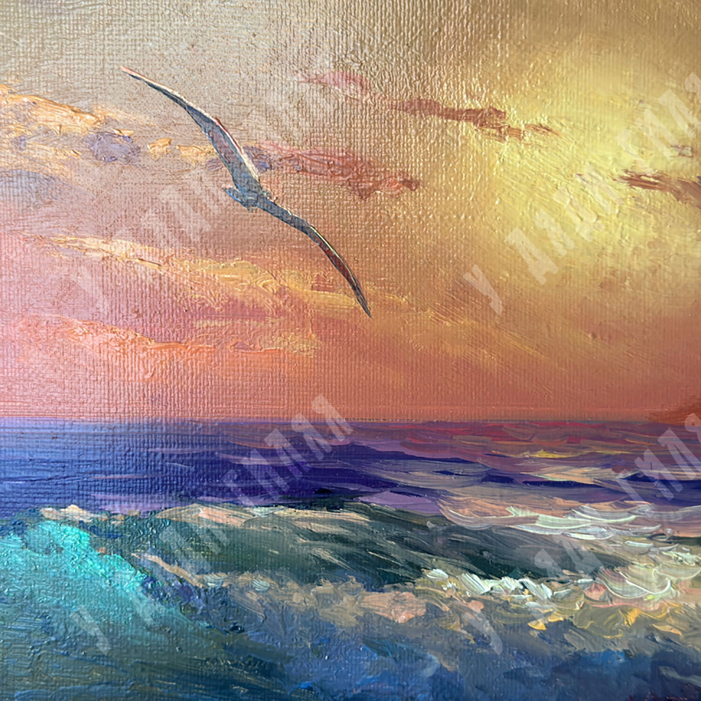 Беляев В. В. Пейзаж. Холст, масло. Россия. 2022 г.