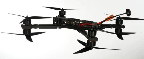 FPV дрон на оптоволокне Гермес 10”(8 моторный)