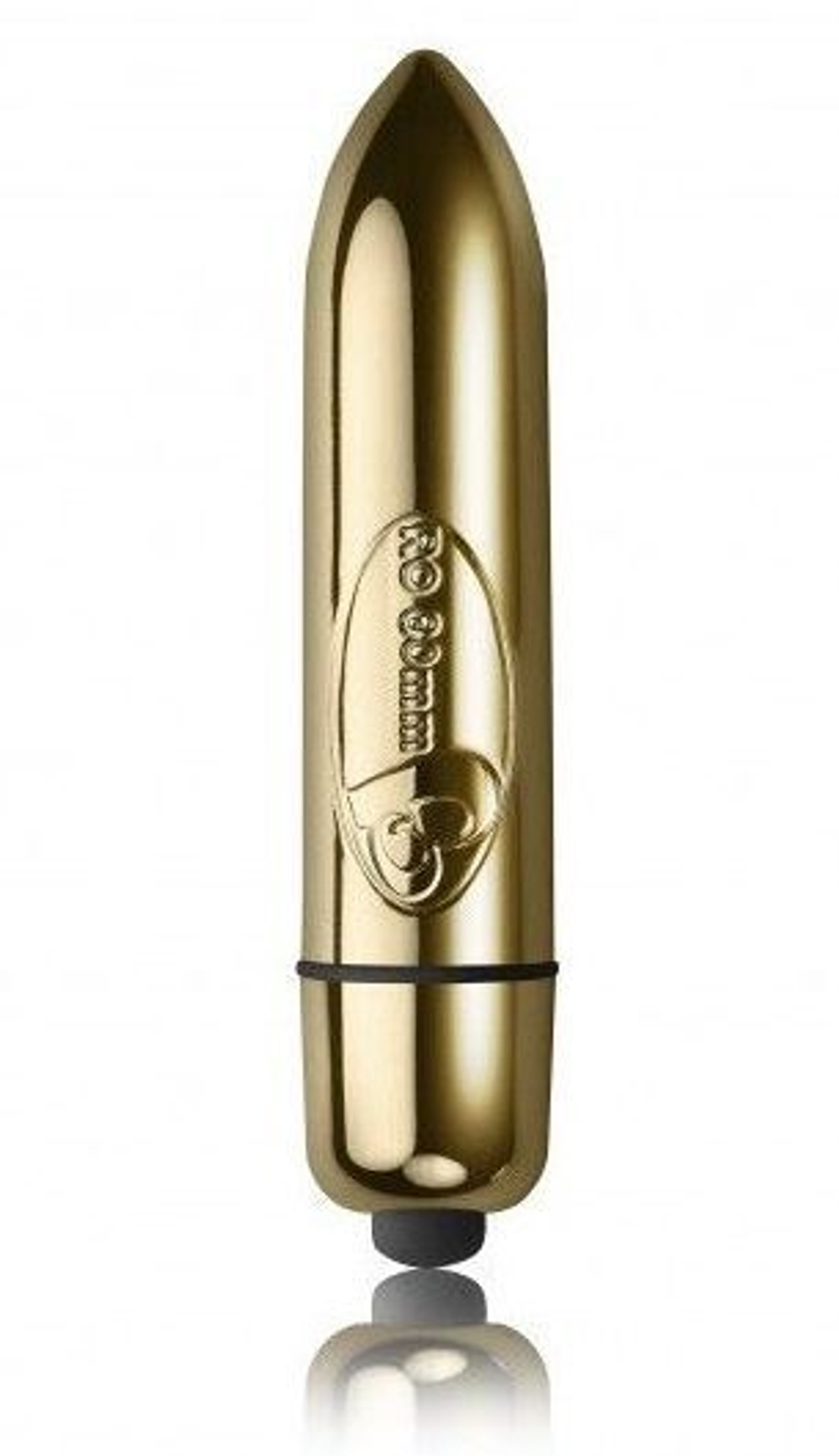 Золотистая вибропуля Rocks-Off RO - 8 см. (Цвет: золотистый)