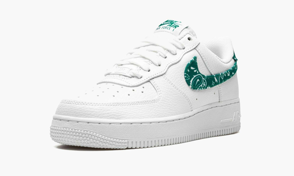 Nike Air Force 1 Low '07 WMNS "Essential White Green Paisley"
