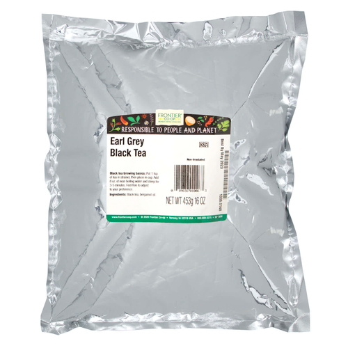 Frontier Co-op, Эрл Грей, черный чай, 453 г (16 унций)