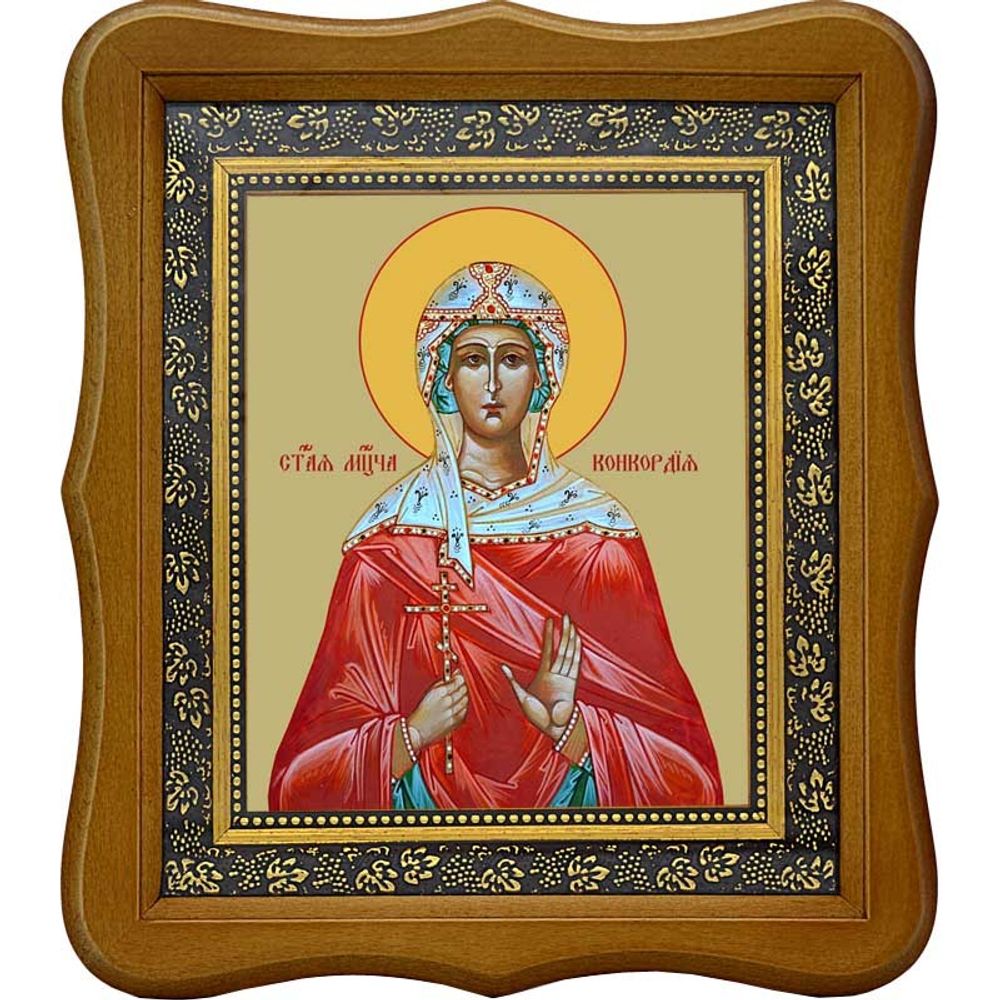 Конкордия Римская мученица. Икона на холсте.