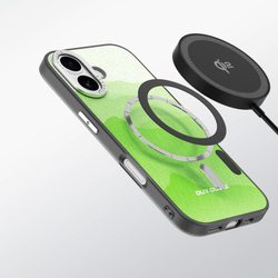 Чехол с MagSafe зеленого цвета от Dux Ducis для iPhone 17, серия Moro Series Magnetic Case