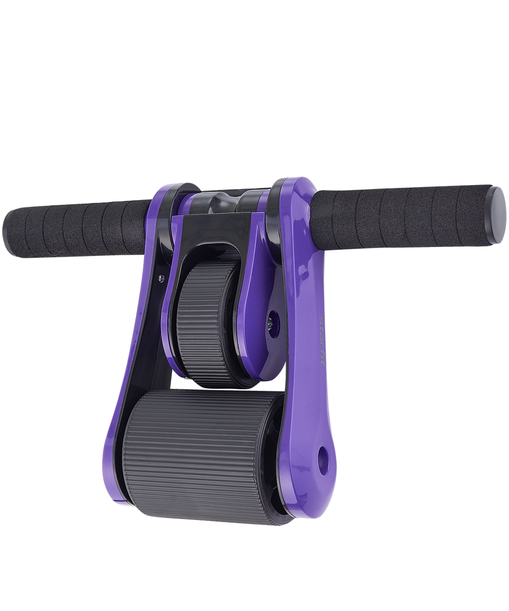 Ролик для пресса складной RL-108, черный/фиолетовый