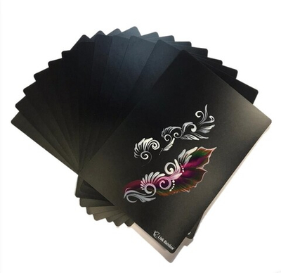 Планшет для аквагрима чёрный А4