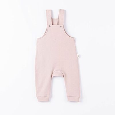 Jumpsuit with straps 3-18 months - Powder Pink