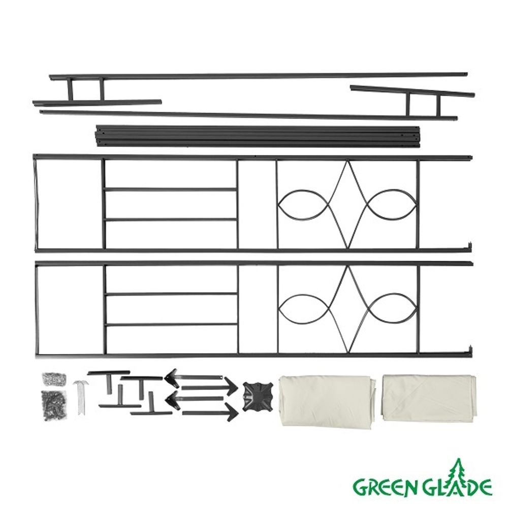 Тент садовый Green Glade 43301 3х3м полиэстер