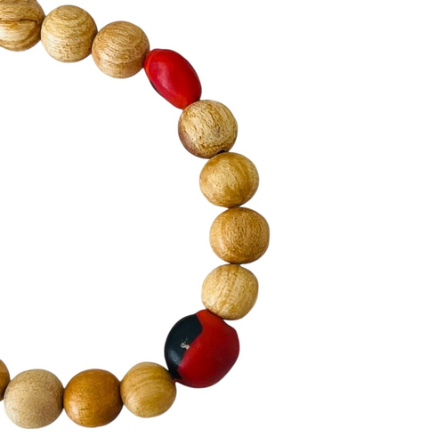 Браслет из пало санто и гуайрупу