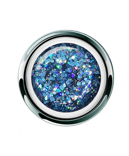 UV/LED GEL PLAY - GLITTER BLUE CRUSH   4г