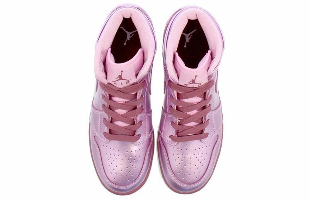 Кроссовки Jordan Air Jordan 1 Mid Pink Rise (Женская размерная сетка)