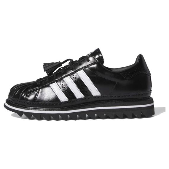 Кроссовки adidas originals SUPERSTAR для скейтборда Низкие Кроссовки Черные Унисекс
