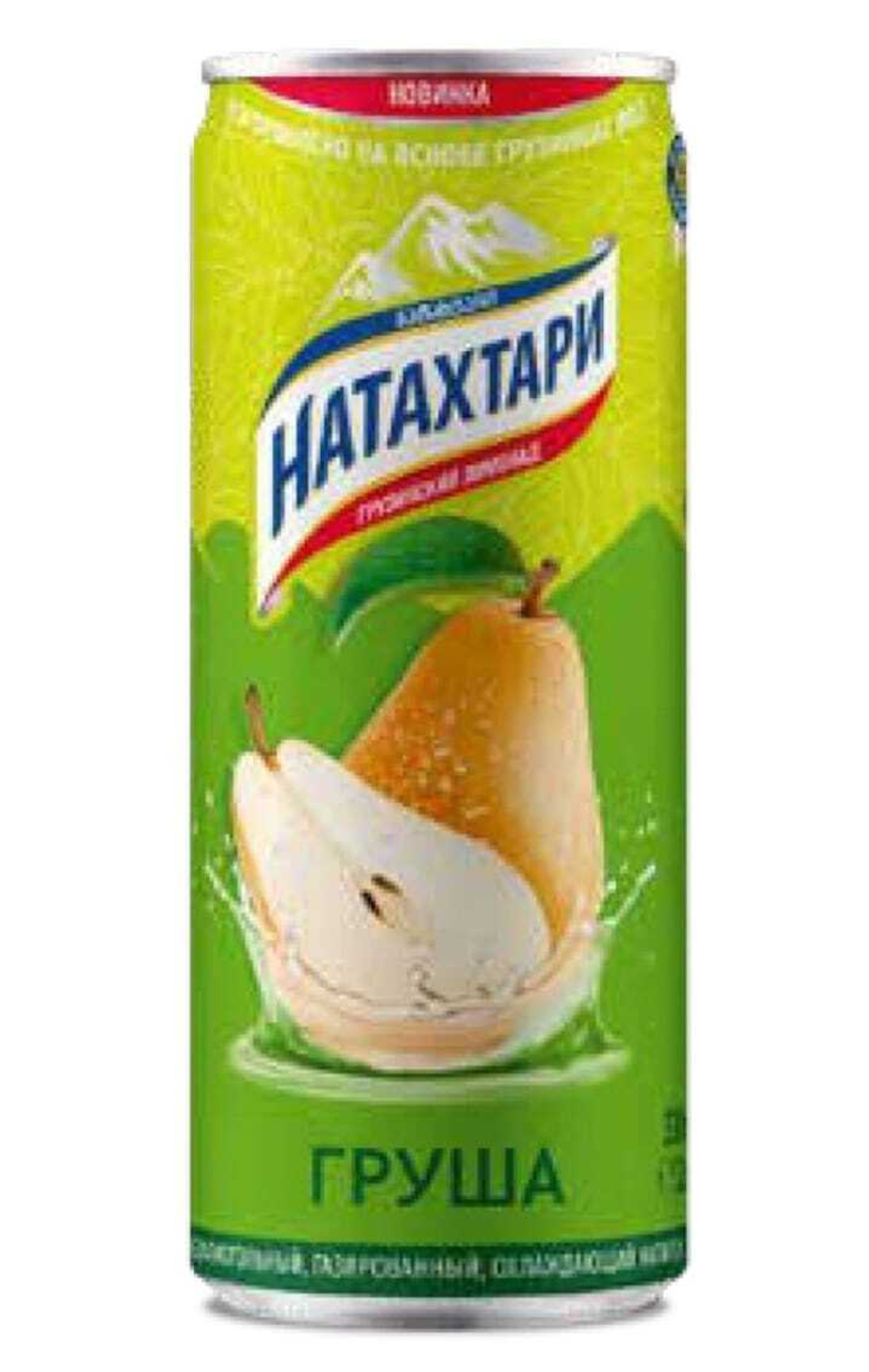 Газированная вода Натахтари Груша 330мл ж/б