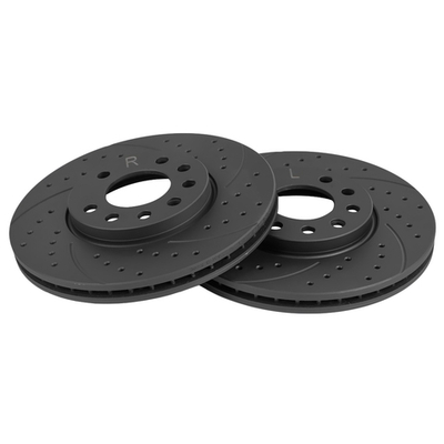 Диск тормозной передний перфорированный PRO-Line с покрытием (компл.2 шт) OPEL Vectra C 02 GANZ GIJ06224S