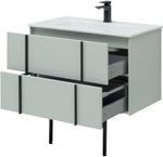 Тумба с раковиной Allen Brau Reality 1.32005.PWM 80 рapyrus white matt