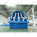 Надувная водная горка для бассейна «Сальто дельфина» 8*6*7 м