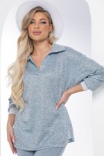 Джемпер "Эссен" (серо-голубой) Б8448 LT Collection