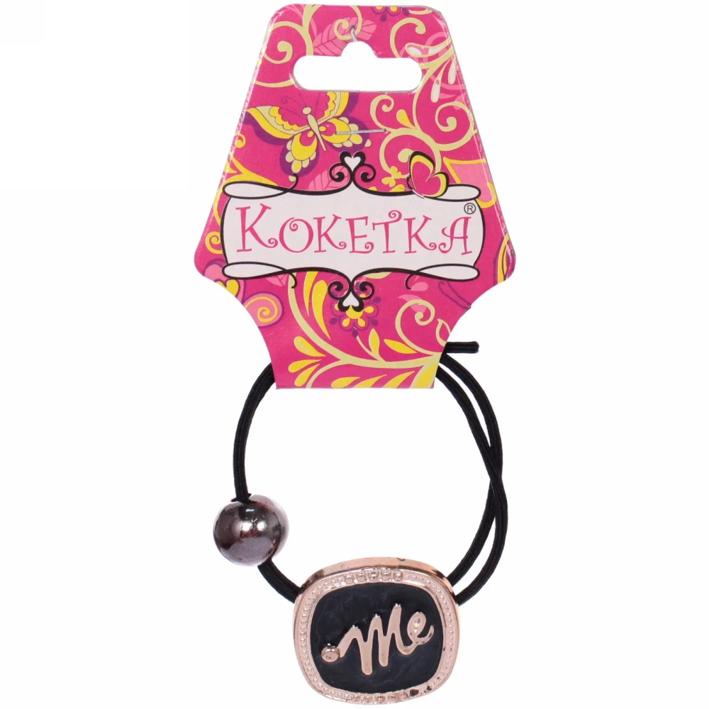 Резинка для волос 1шт «Кокетка - Aks Bambina», ME, микс 2 цвета, d-5см