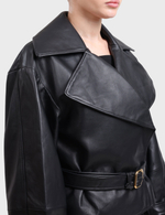 Куртка кожаная HUGO Lanitte