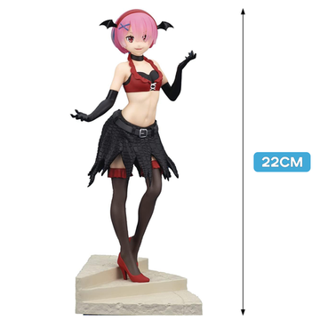Фигурка Re:Zero Starting Life In Another World, Ram, 22 см / Фигурка по мотивам аниме "Re: Zero – жизнь с нуля в альтернативном мире", Рам, 22 см