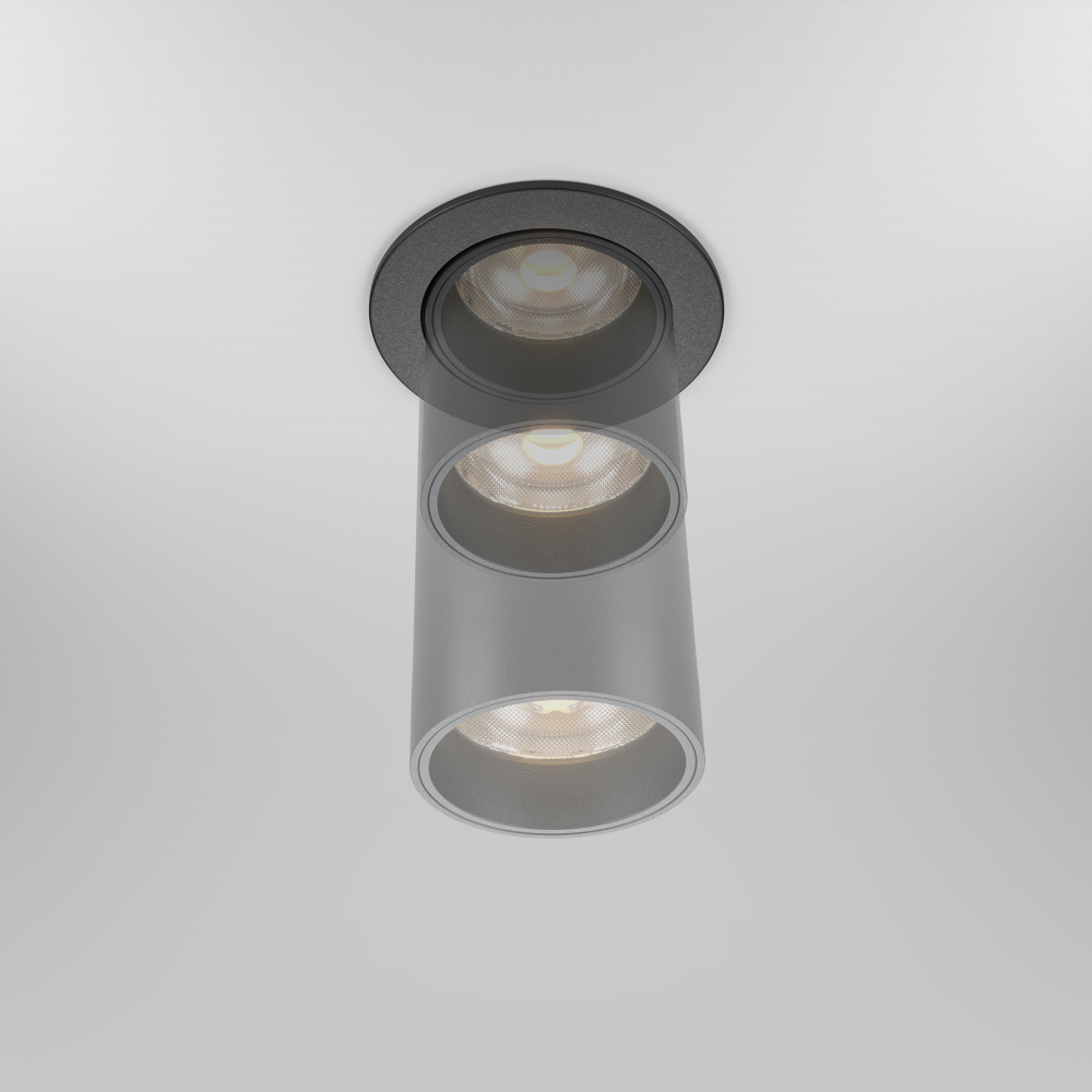 Встраиваемый светодиодный светильник Maytoni FOCUS LED DL125-L12-3K-B