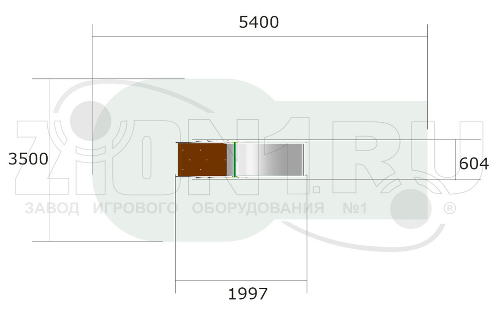 Детская горка Астра Г037 для игровых площадок