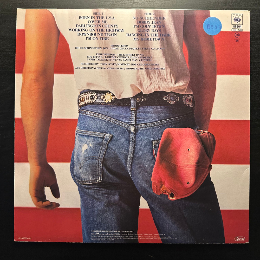 Bruce Springsteen - Born In The U.S.A. (Голландия 1984г.)