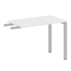 Metal System Приставной элемент на П-образном м/к БП.ПР-3 Белый/Металл Серый 1000*600*750