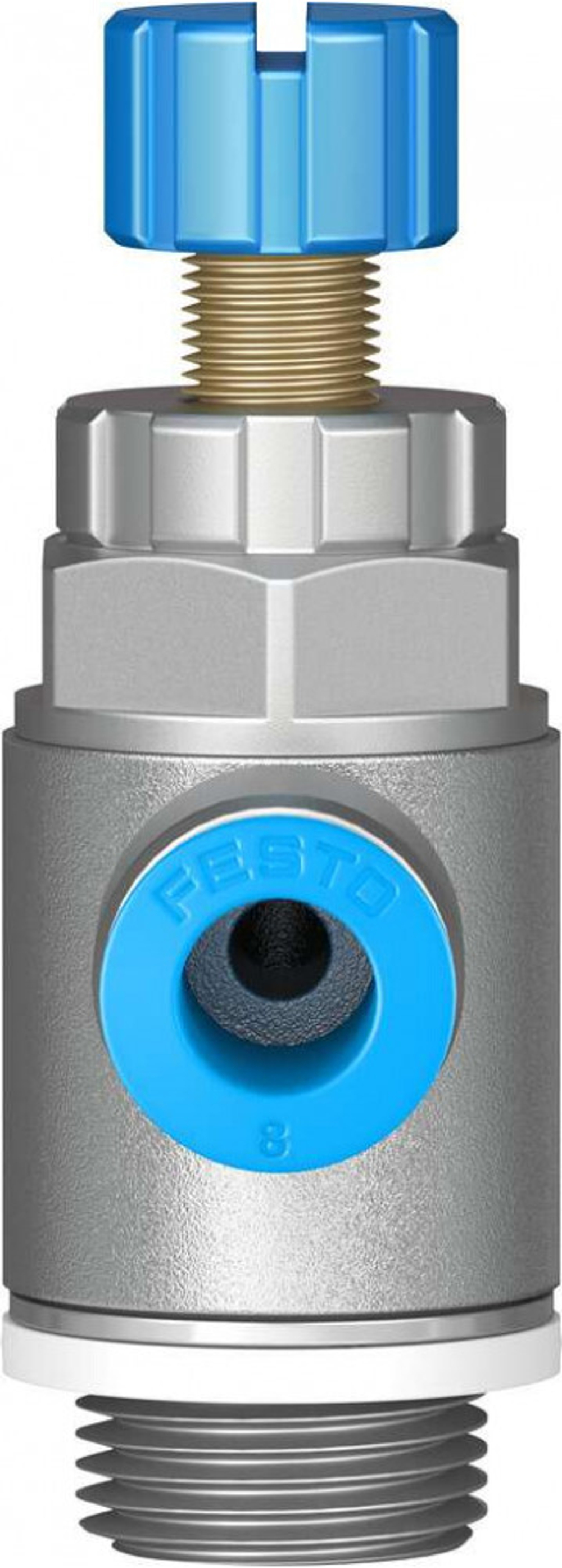Дроссель с обратным клапаном Festo GRLA-3/8-QS-8-RS-D