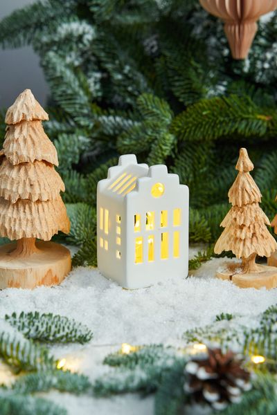 Домик-подсвечник 