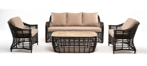 Ницца лаунж-зона из искусственного ротанга