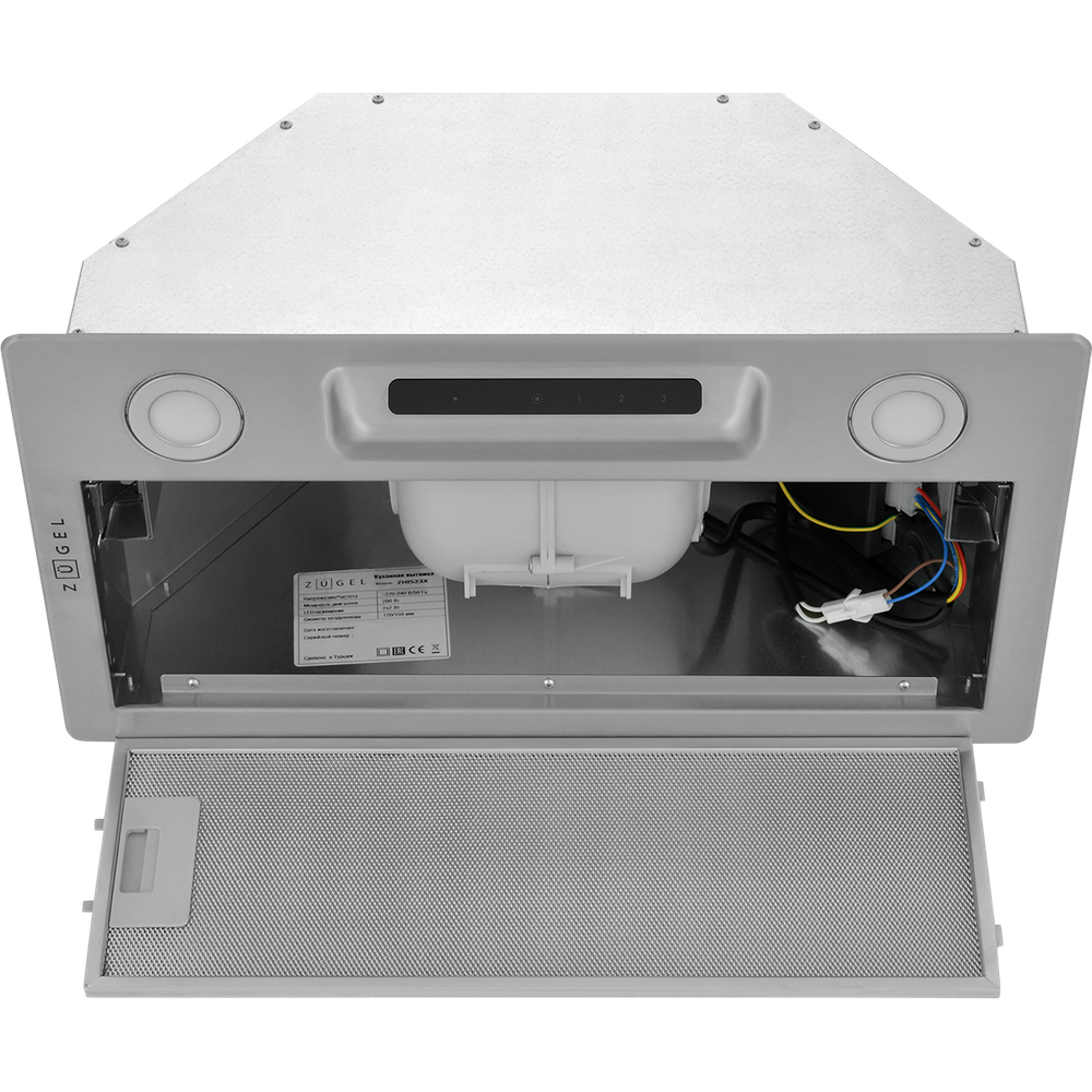 Встраиваемая вытяжка ZUGEL ZHI523X