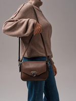 Женская сумка кросс-боди Azaro коричневый какао соло