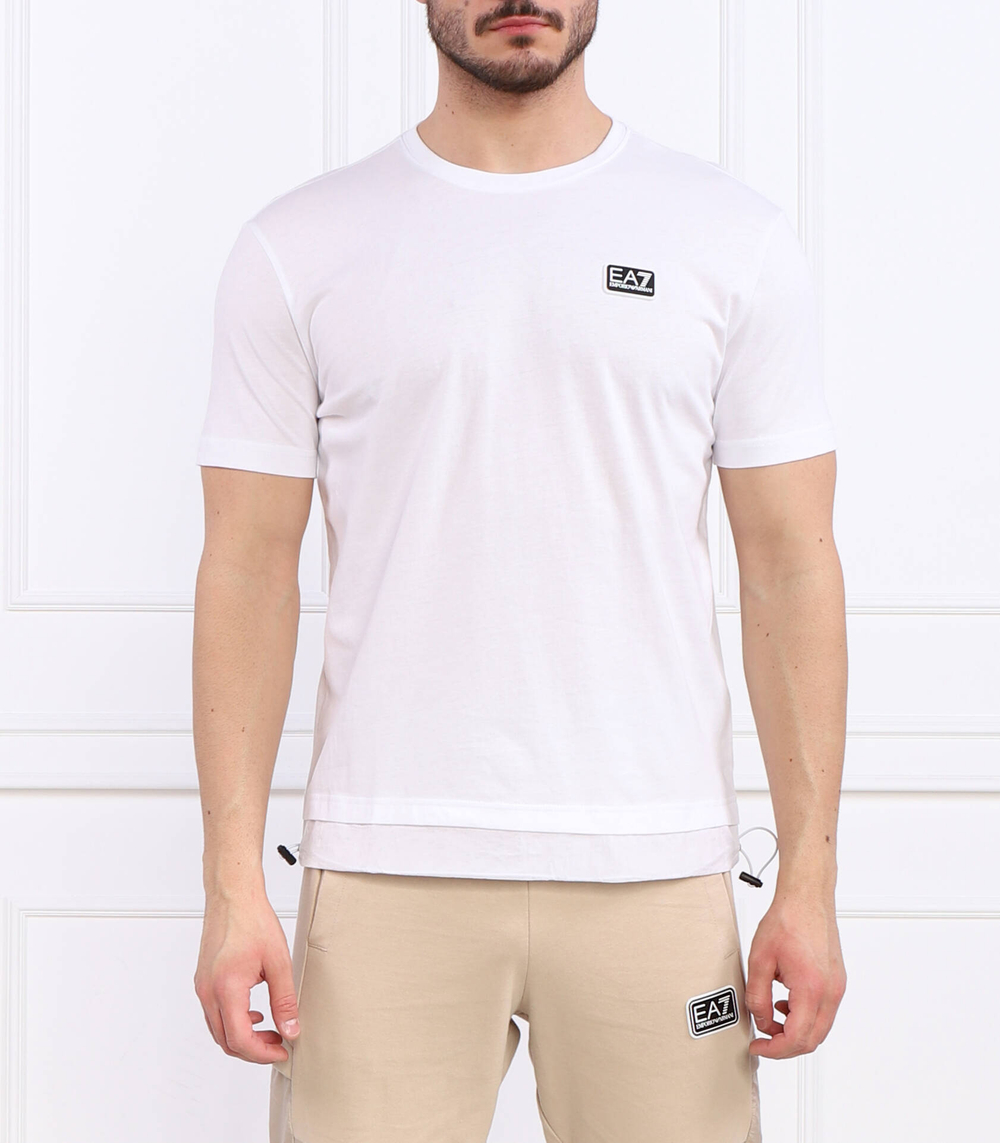 футболка EA7 - белый(3RPT18 PJ02Z)