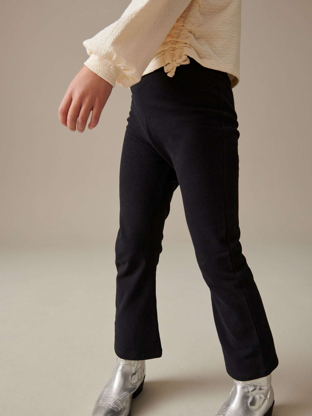 Легинсы-клеш для девочки Next D38-905, Черный