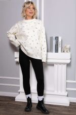 Лосины в рубчик утепленные (черные) Б14802-7М LT Collection