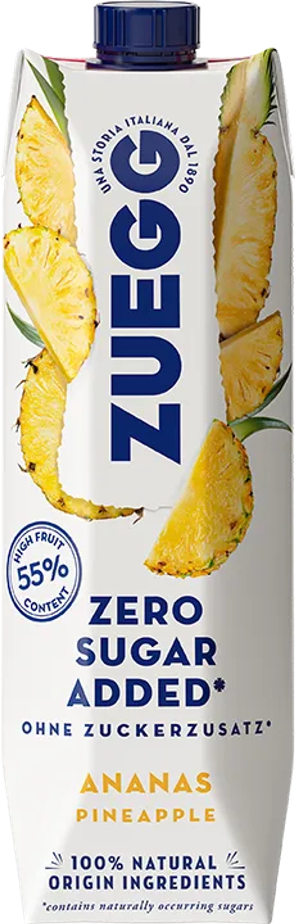 Zuegg Zero Sugar Ананас без сахара 1л