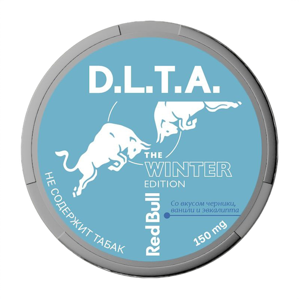 D.L.T.A 150 MG RED BULL - Черника, ваниль и эфкалипт