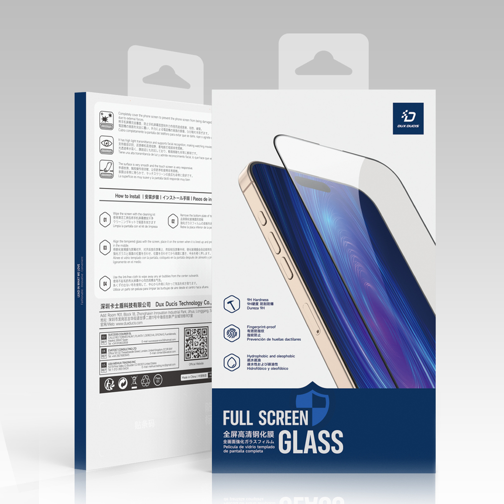 Закаленное стекло на экран для Samsung Galaxy S25 FE, серия 2.5D HD Screen Protector от Dux Ducis