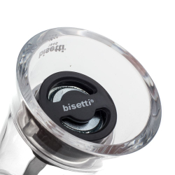 Мельница для перца 13см Bisetti Verona прозрачная Италия фрагмент